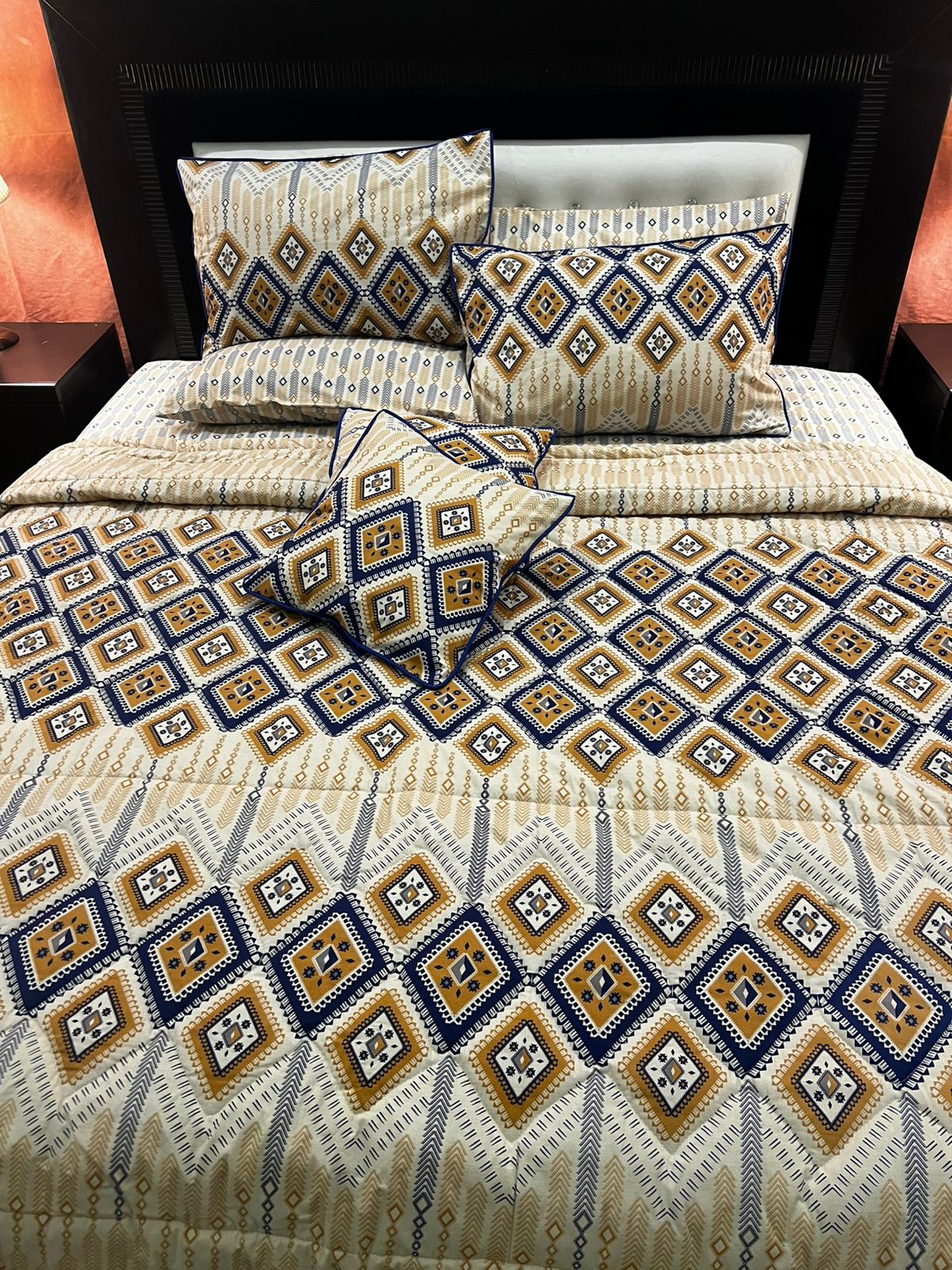 IV646 Cotton Comforter Set - Light Filling