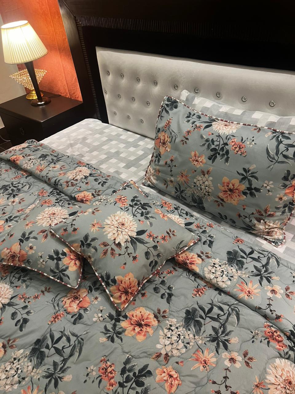 IV659 Cotton Comforter Set - Light Filling