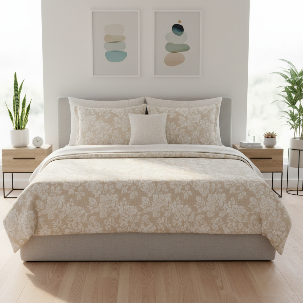 IV842 Cotton Duvet Cover Set - Without Filling