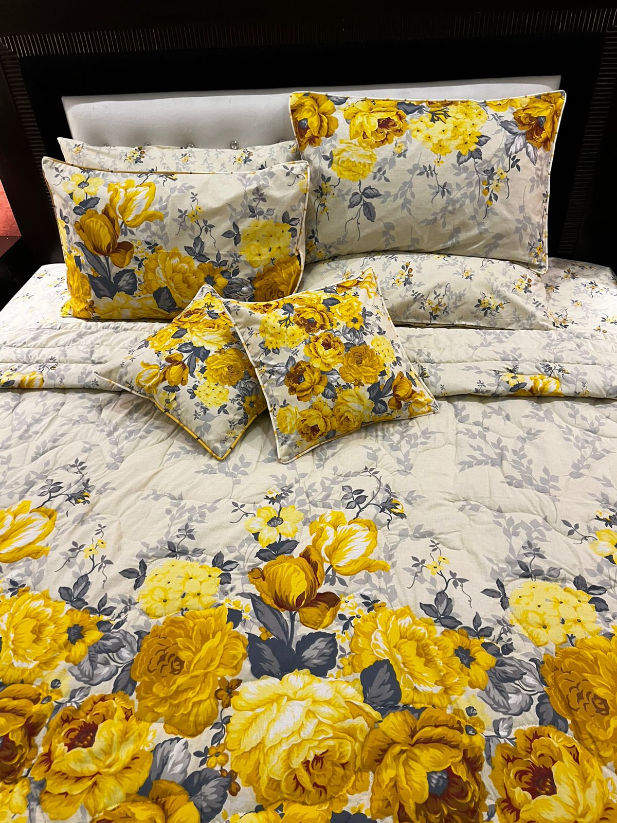 IV679 Cotton Comforter Set - Light Filling