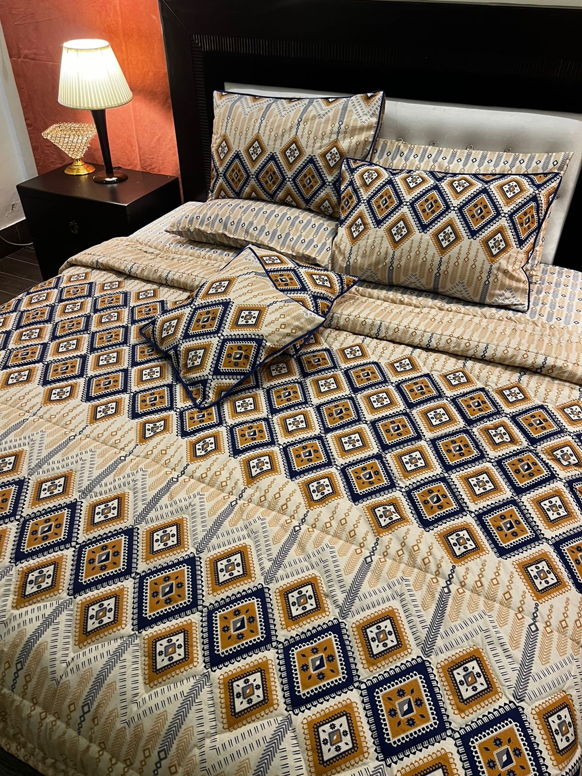 IV646 Cotton Comforter Set - Light Filling
