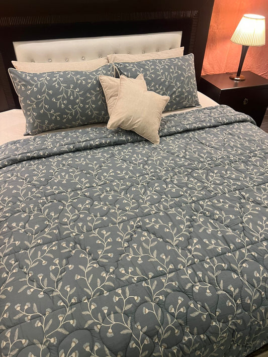 IV603 Cotton Comforter Set - Light Filling