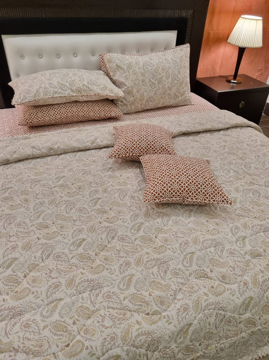 IV528 Cotton Duvet Cover Set - Without Filling