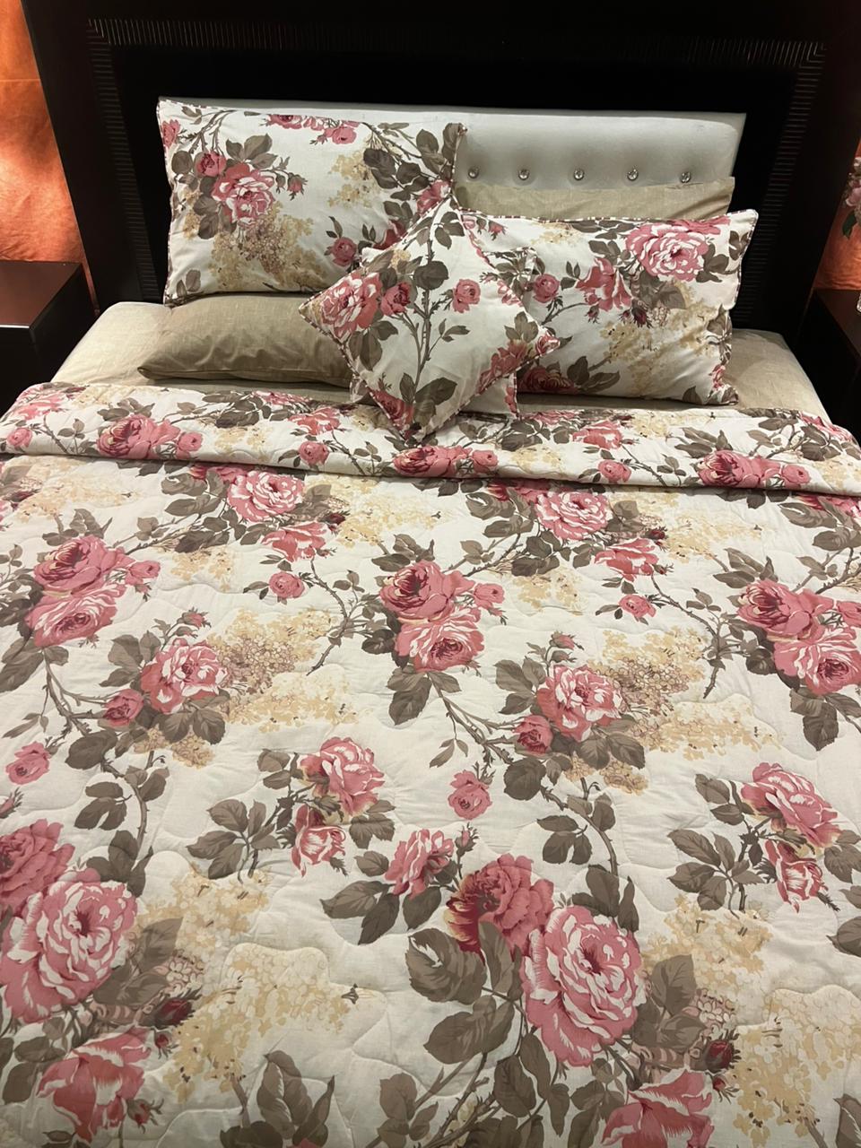 IV658 Cotton Comforter Set - Light Filling