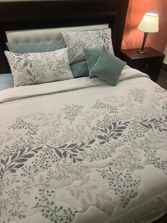 IV622 Cotton Comforter Set - Light Filling