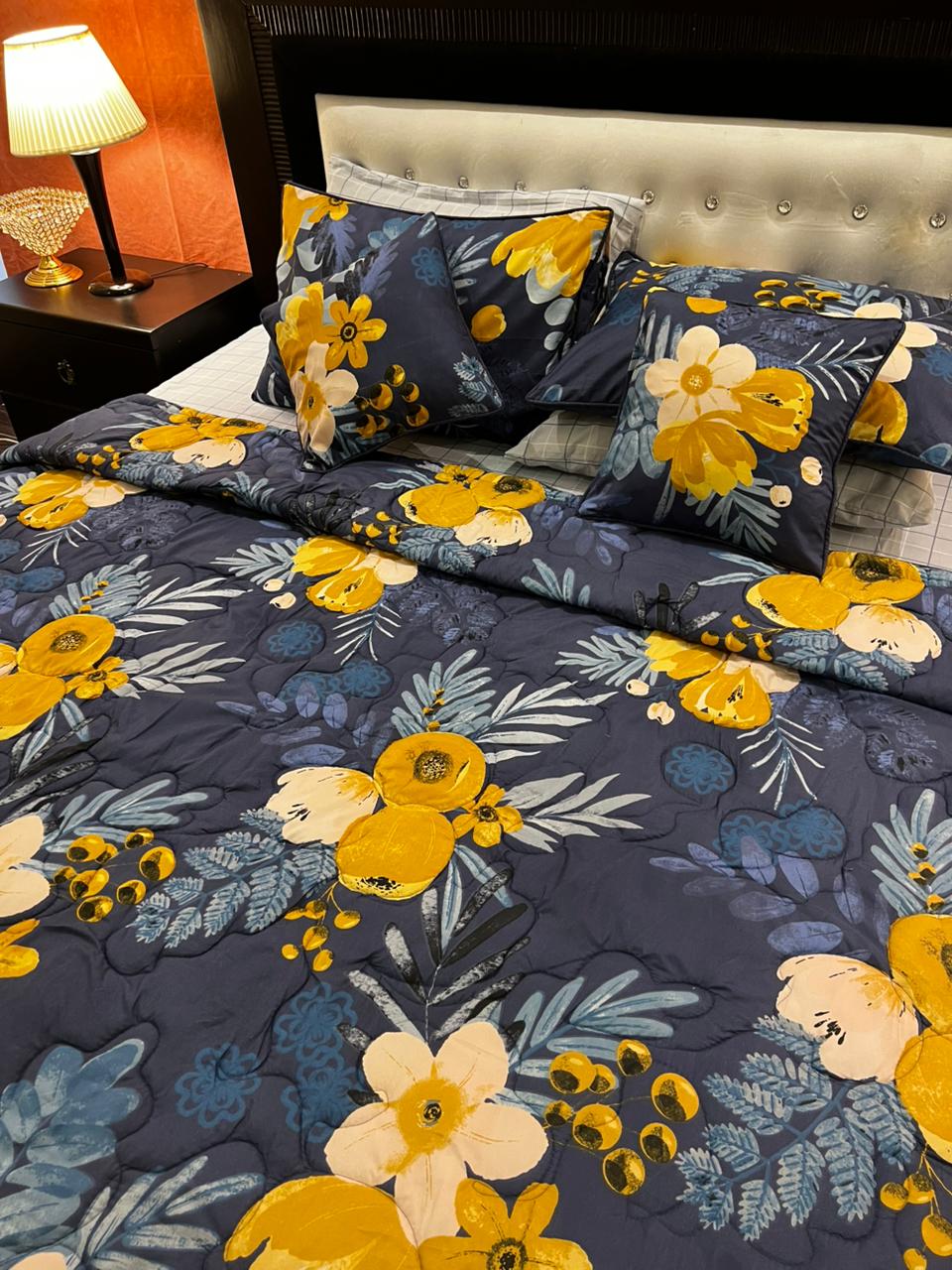 IV674 Cotton Comforter Set - Light Filling