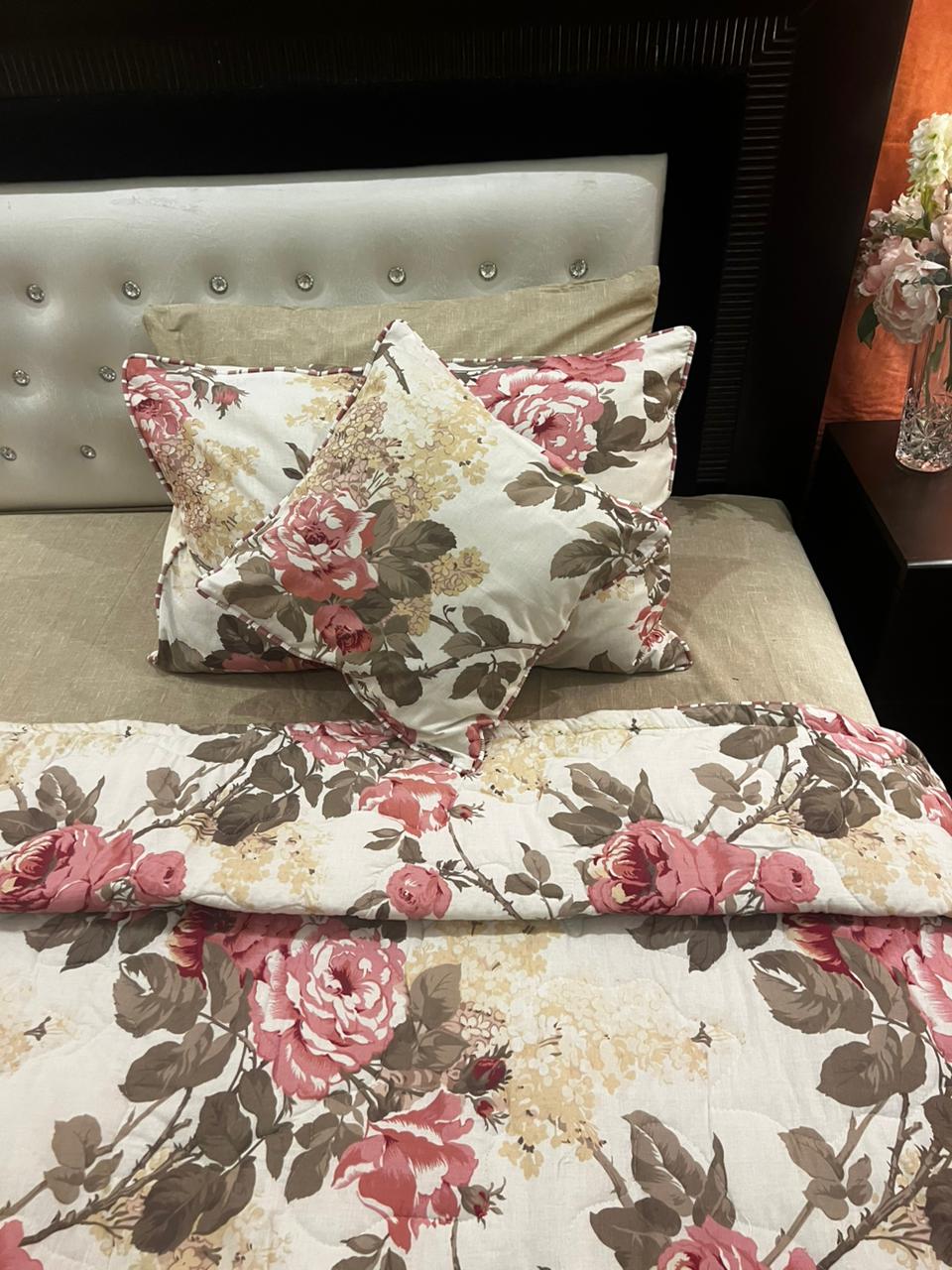 IV658 Cotton Comforter Set - Light Filling