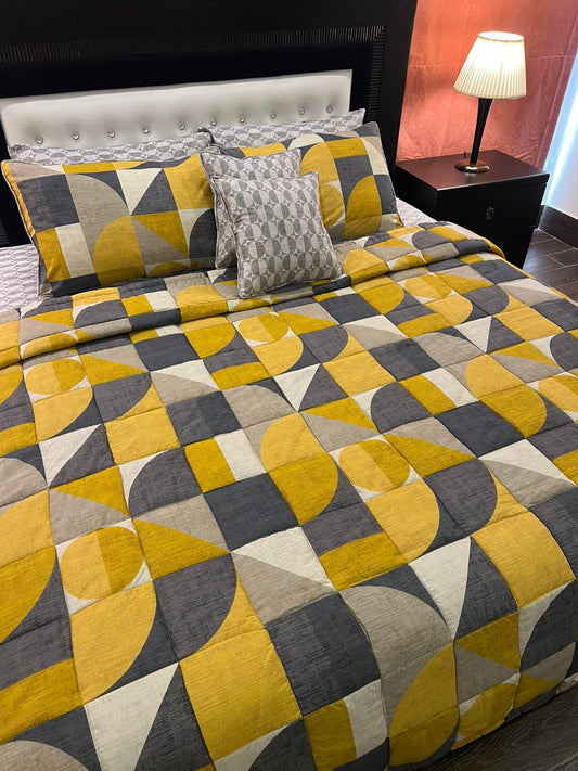 IV613 Cotton Comforter Set - Light Filling