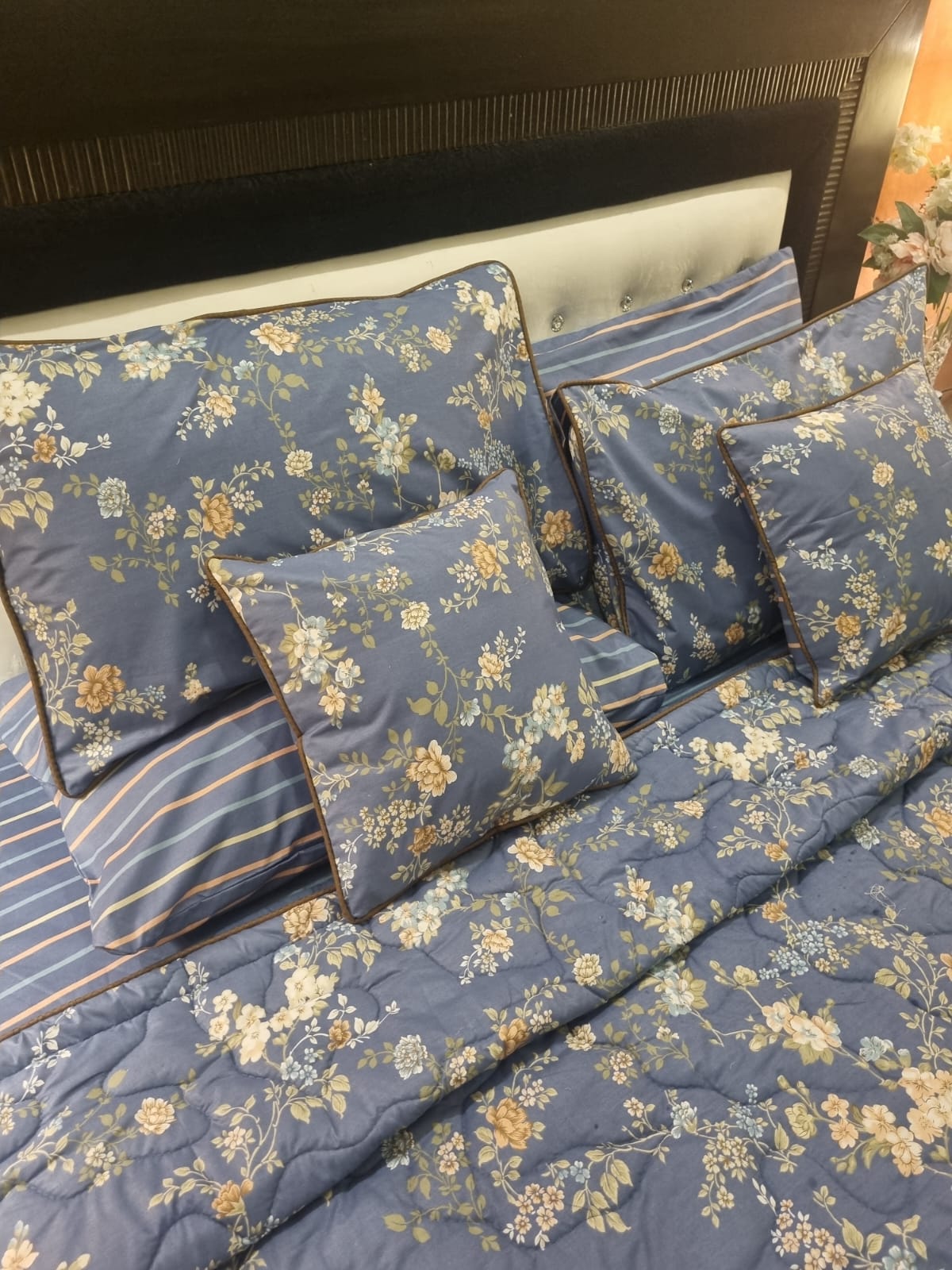 IV678 Cotton Comforter Set - Light Filling