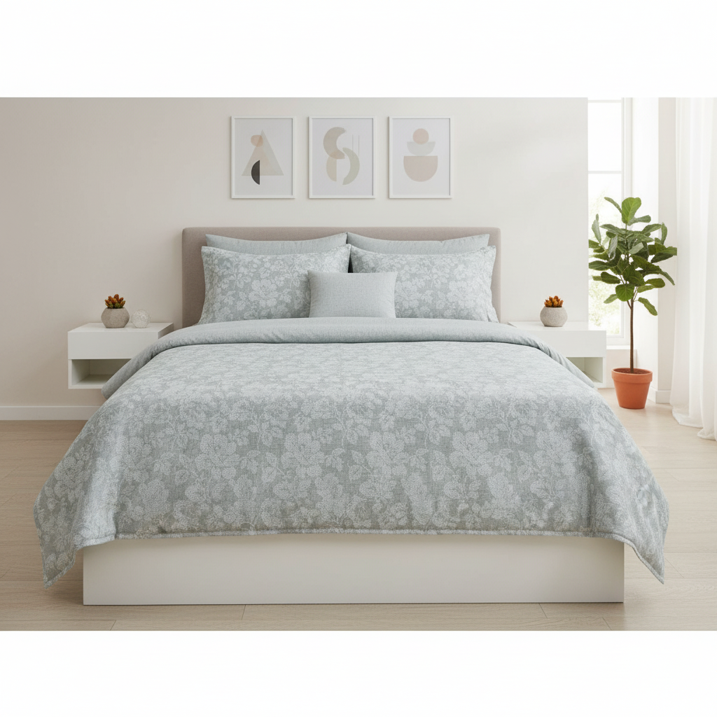 IV841 Cotton Comforter Set - Light Filling