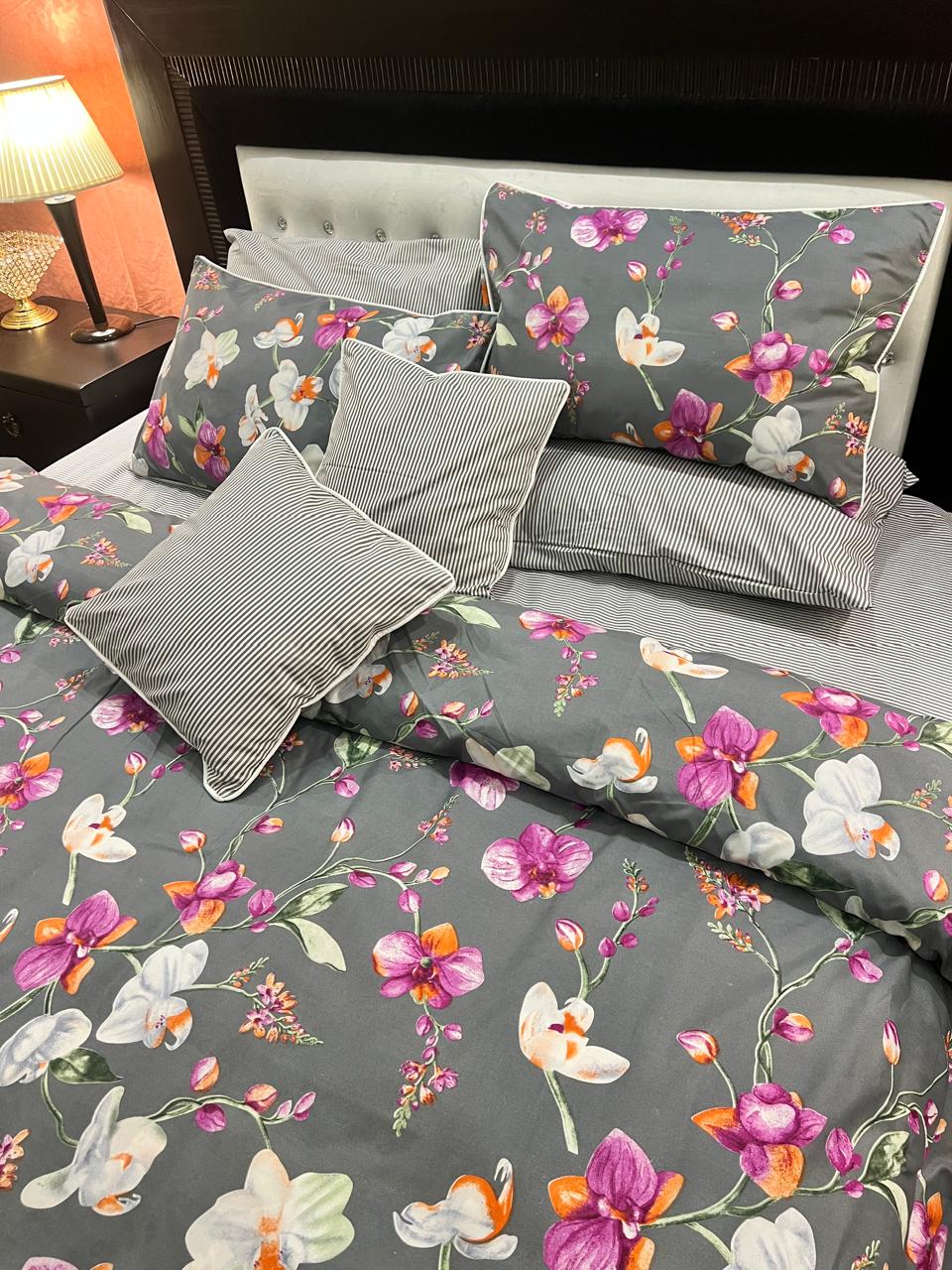 IV712 Cotton Duvet Cover Set - Without Filling