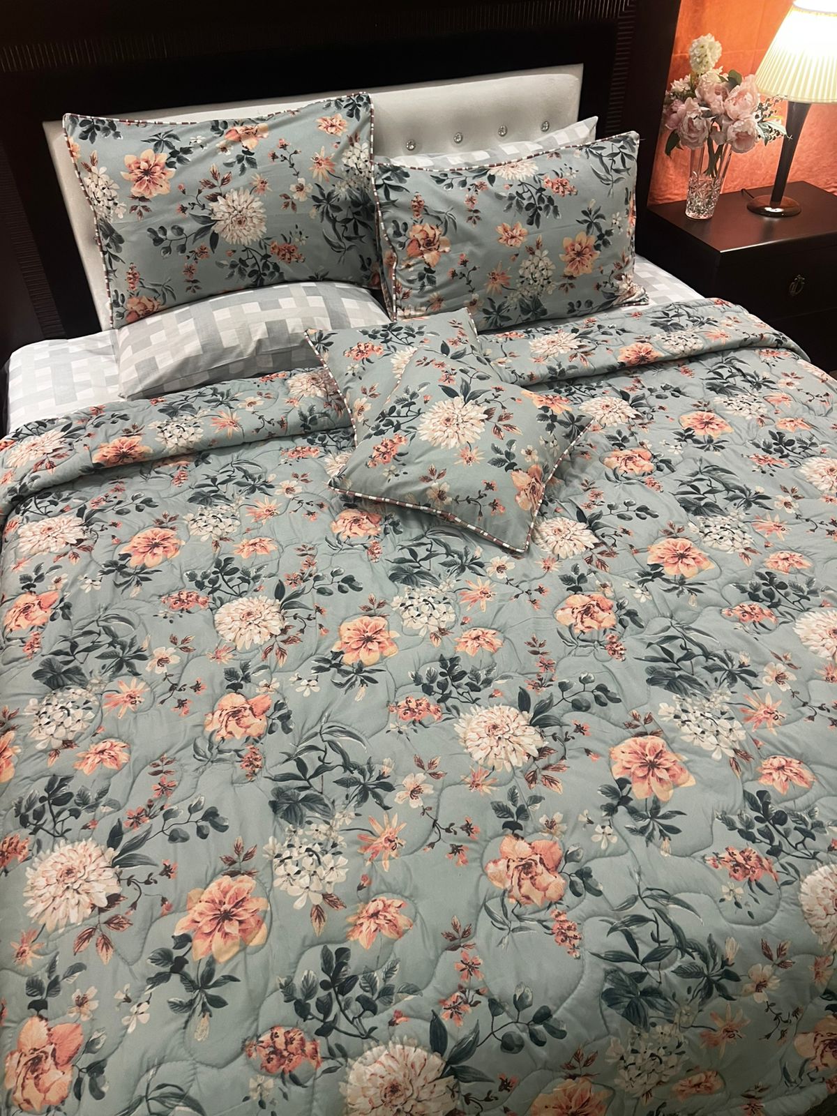 IV659 Cotton Comforter Set - Light Filling