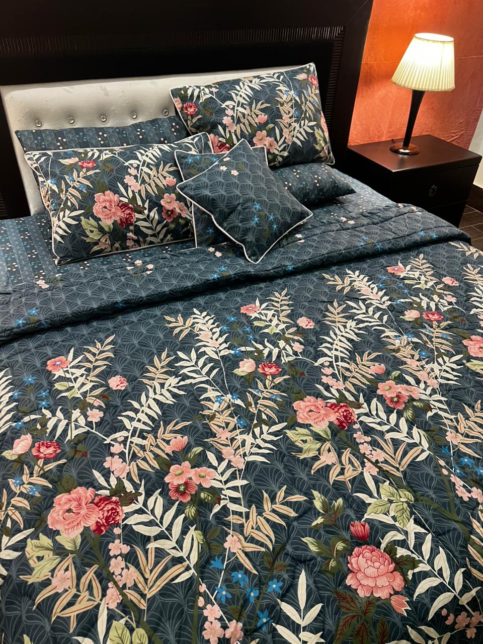IV649 Cotton Comforter Set - Light Filling