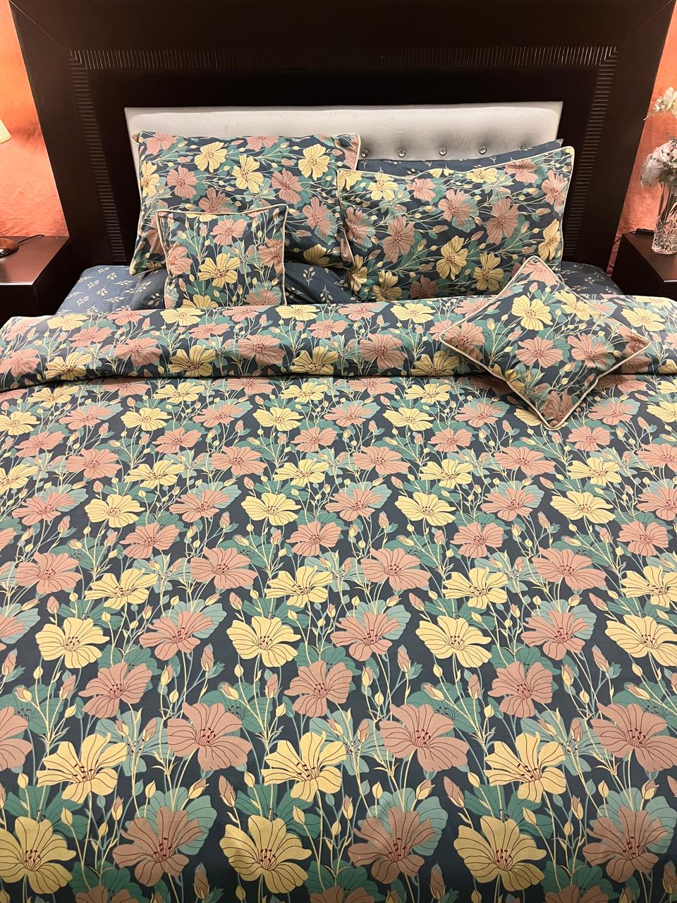 IV708 Cotton Duvet Cover Set - Without Filling