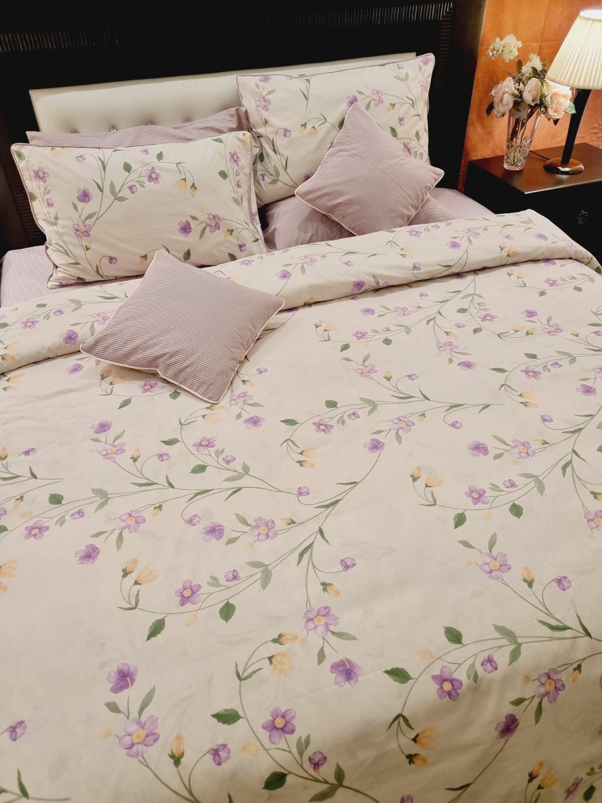 IV690 Cotton Duvet Cover Set - Without Filling