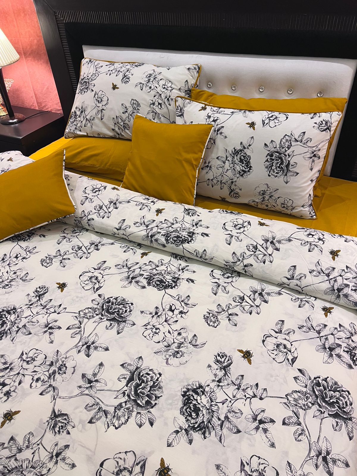 IV695 Percale Cotton Comforter Set - Light Filling