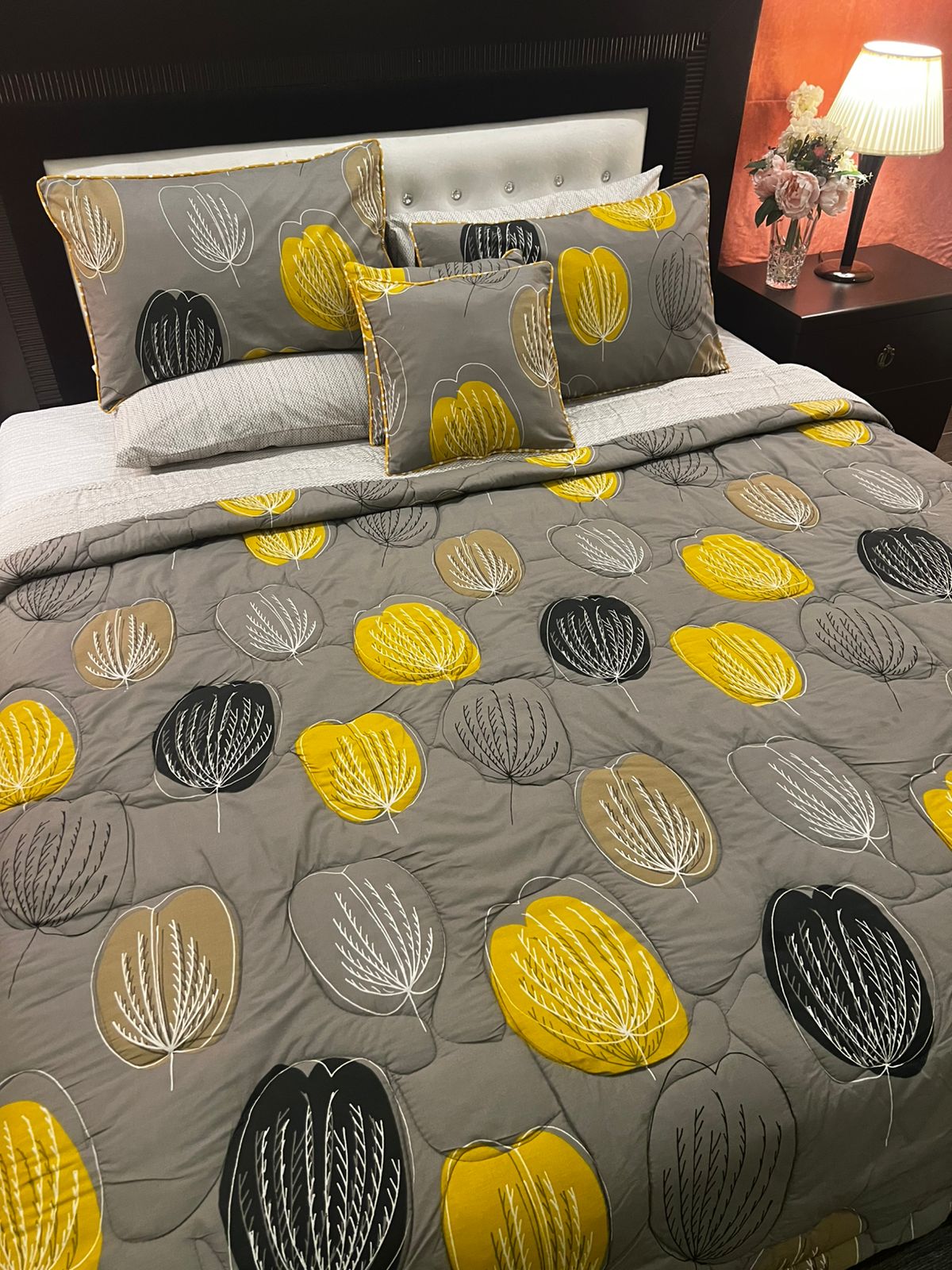 IV651 Cotton Comforter Set - Light Filling