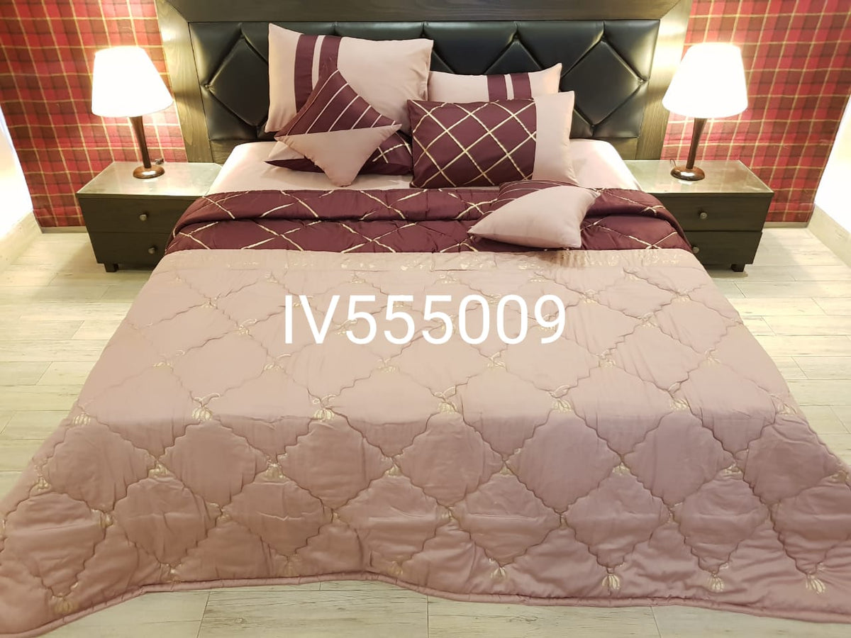 Rose Gold Opulence Luxury Comforter Set