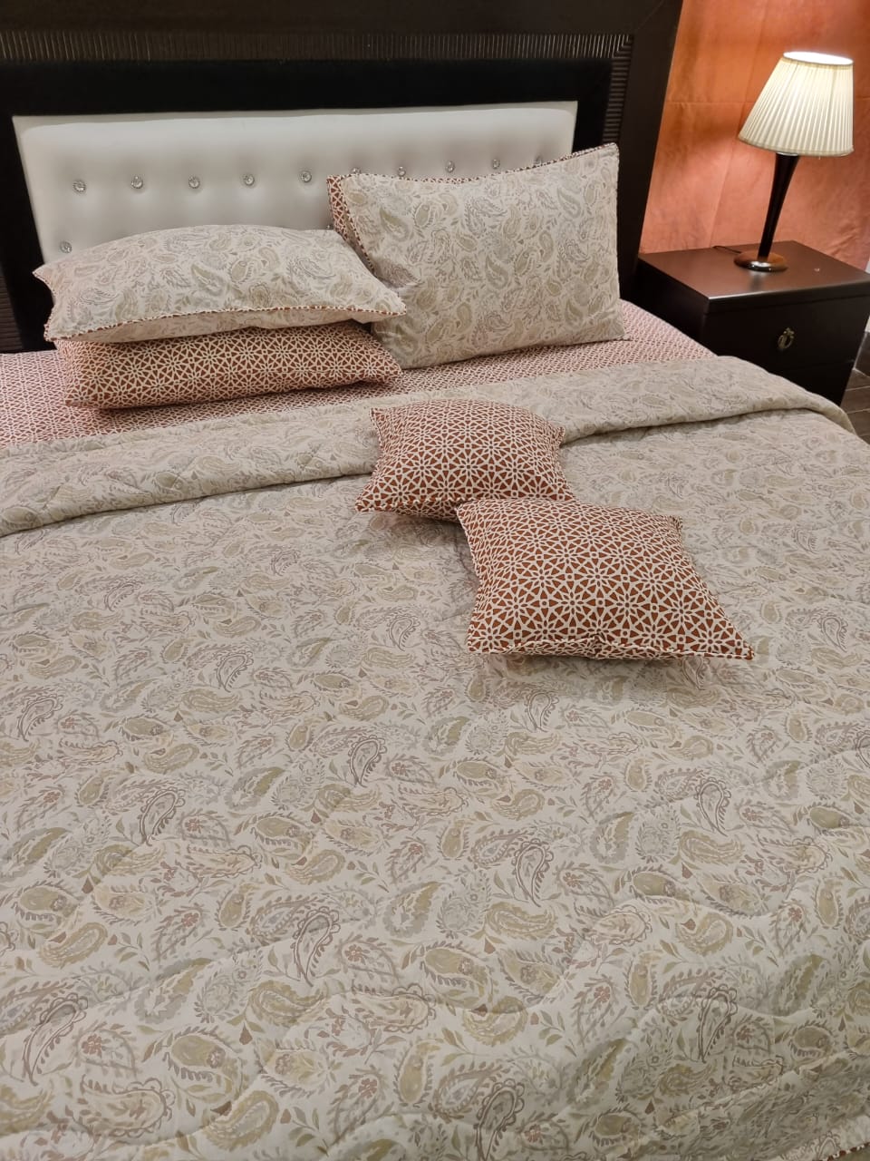 IV528 Cotton Duvet Cover Set - Without Filling