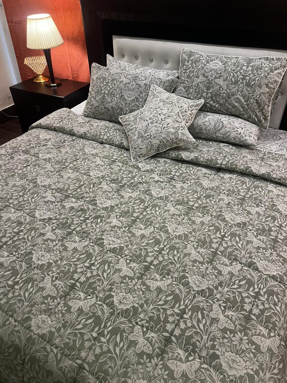 IV654 Cotton Comforter Set - Light Filling