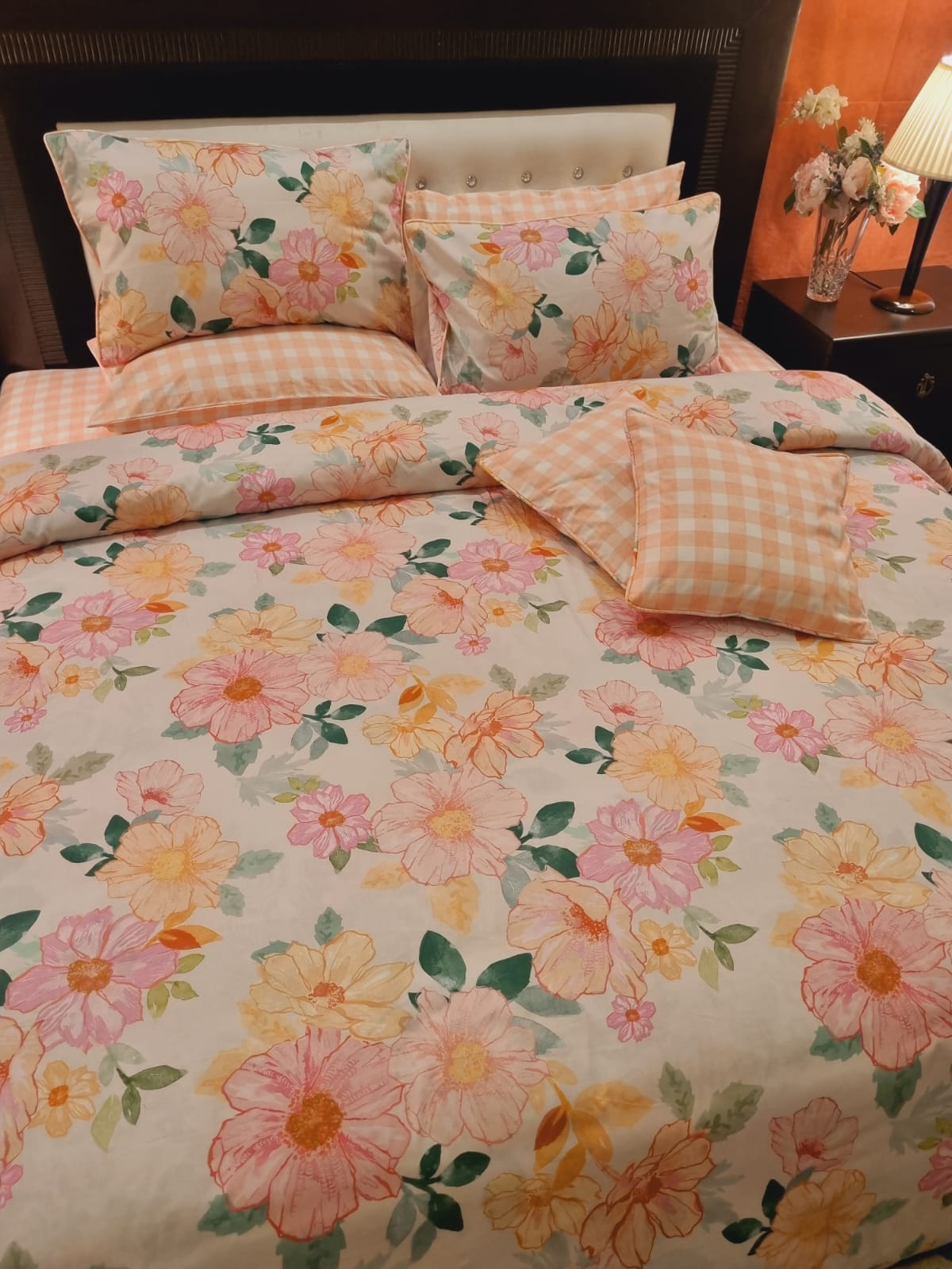 IV692 Percale Cotton Duvet Cover Set - Without Filling