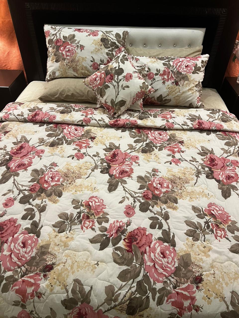 IV658 Cotton Comforter Set - Light Filling