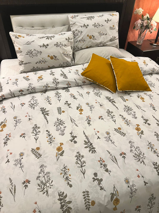 IV697 Percale Cotton Duvet Cover Set - Without Filling