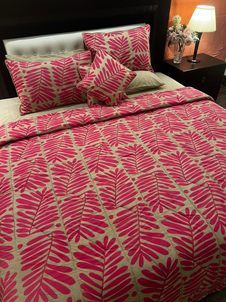 IV657 Cotton Comforter Set - Light Filling
