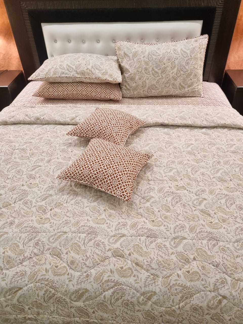 IV528 Cotton Duvet Cover Set - Without Filling