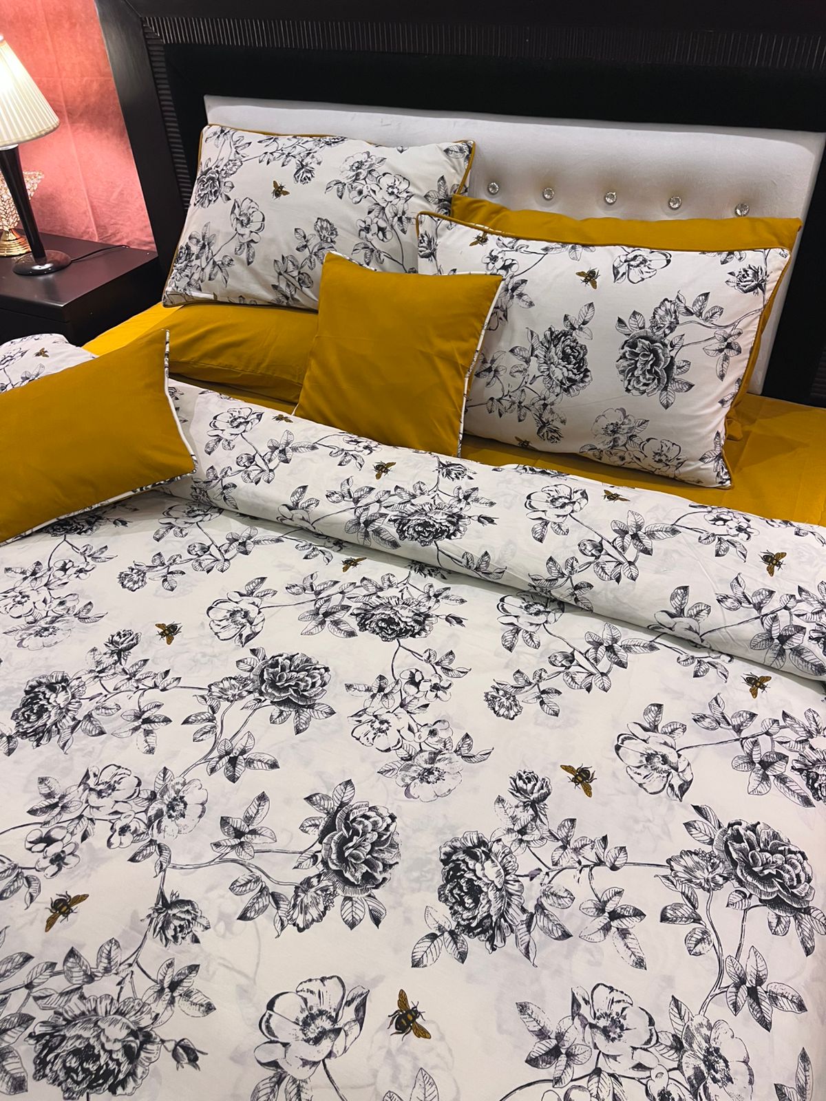 IV695 Percale Cotton Comforter Set - Light Filling