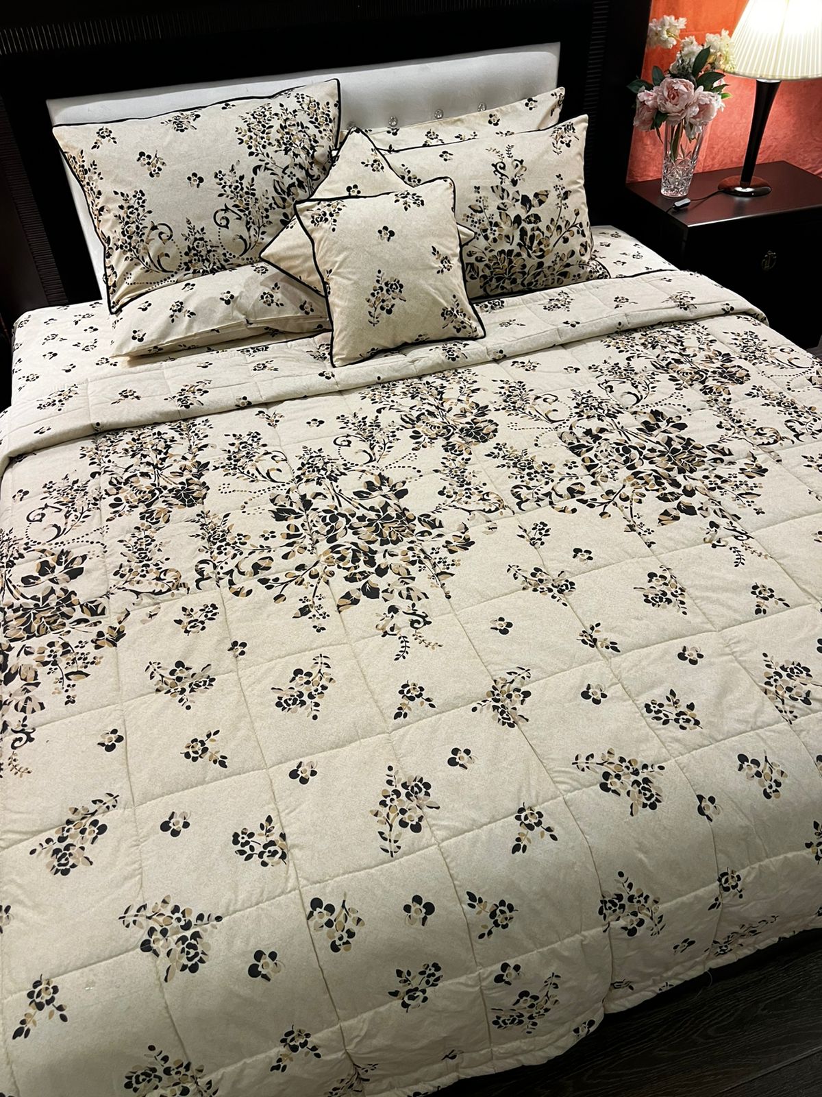 IV681 Cotton Comforter Set - Light Filling