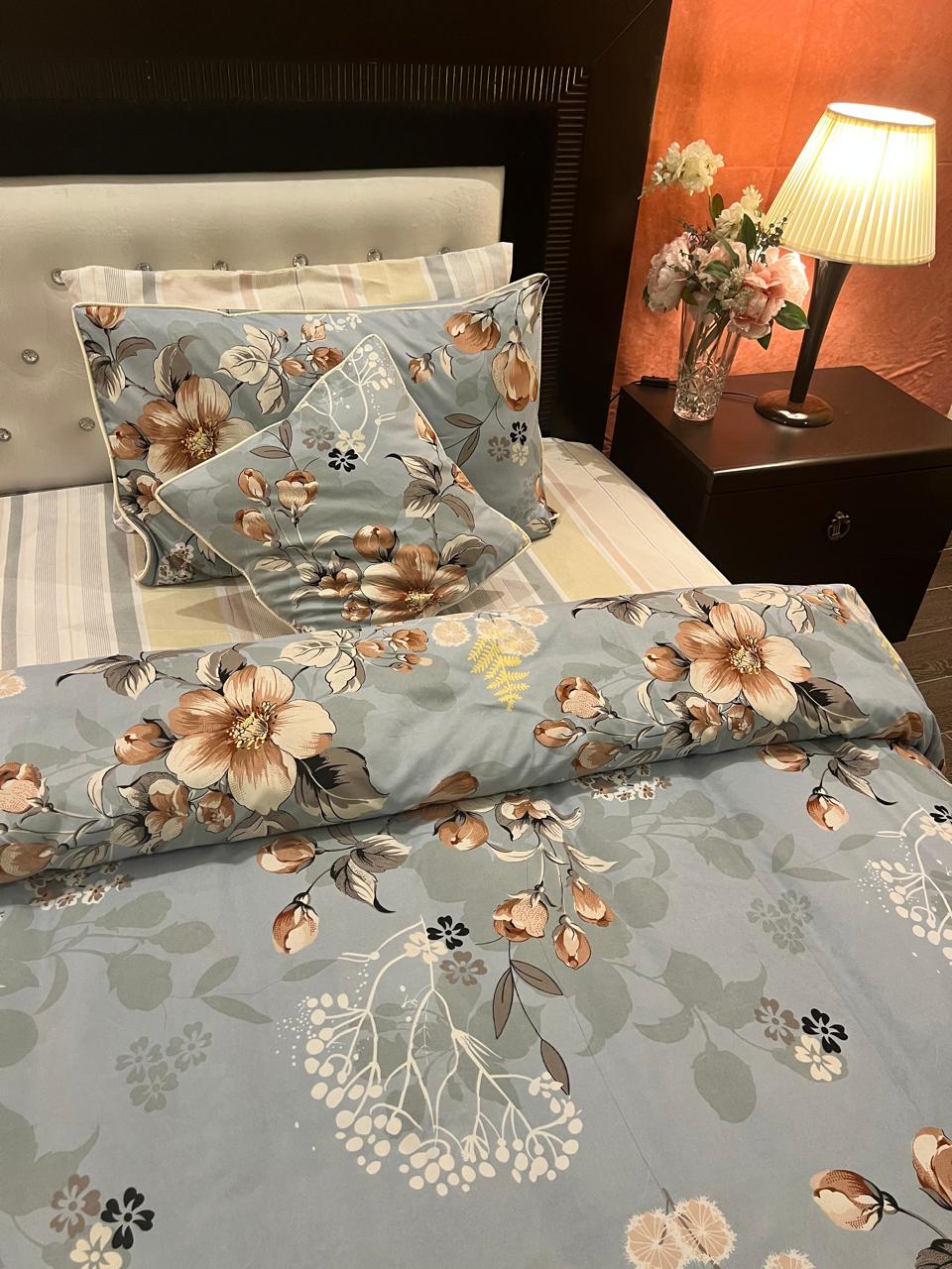 IV709 Cotton Duvet Cover Set - Without Filling