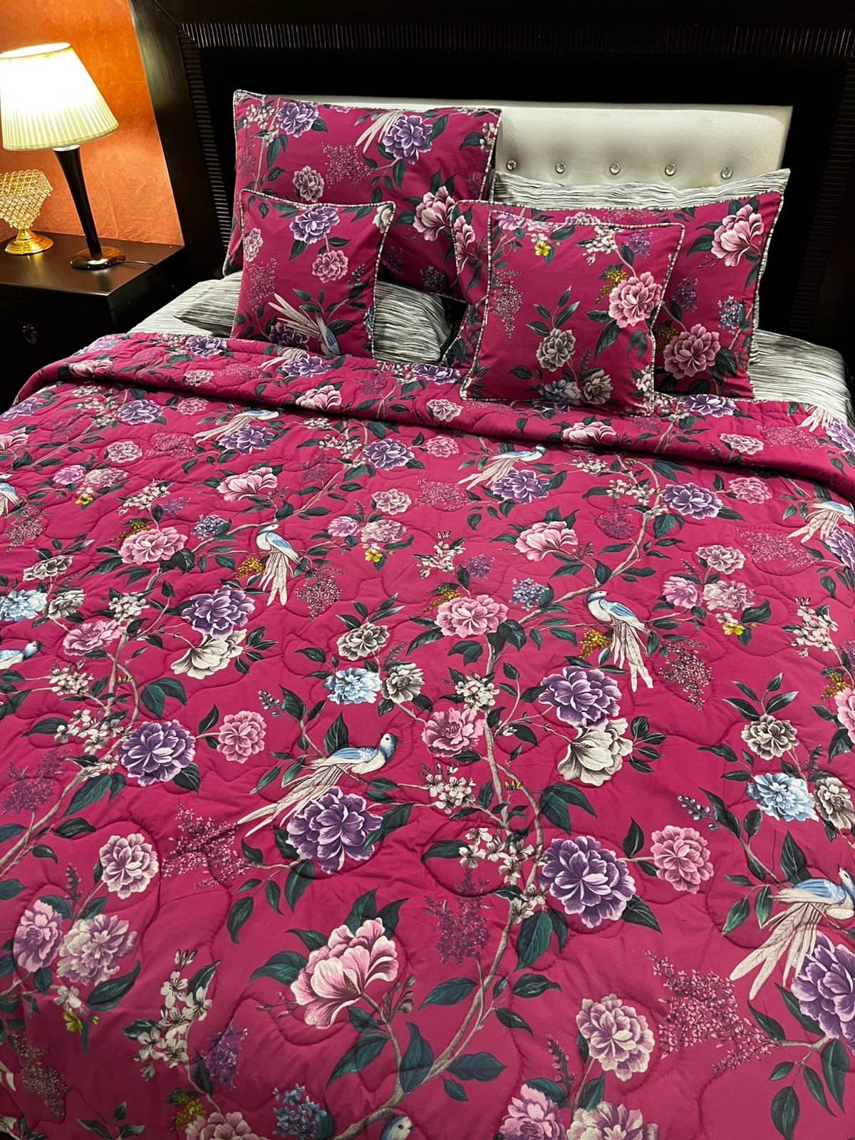 IV682 Cotton Comforter Set - Light Filling