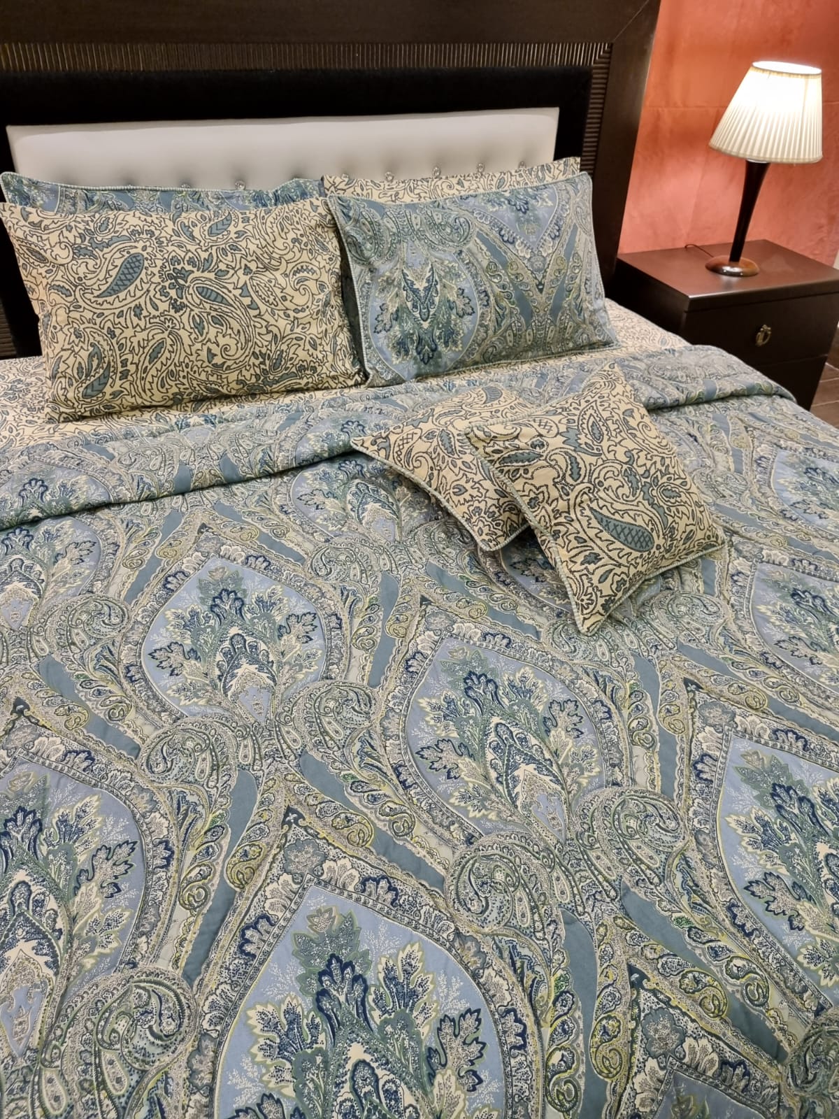 IV525 Percale Cotton Duvet Cover Set - Without Filling