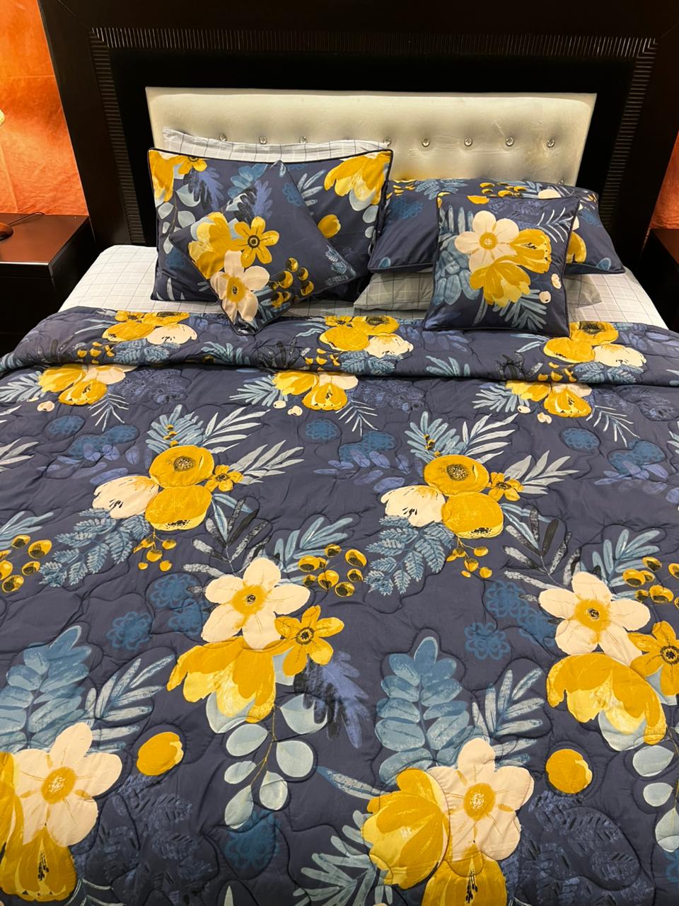 IV674 Cotton Comforter Set - Light Filling