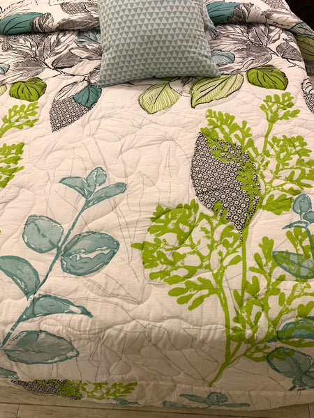 IV261 Cotton Comforter Set - Light Filling