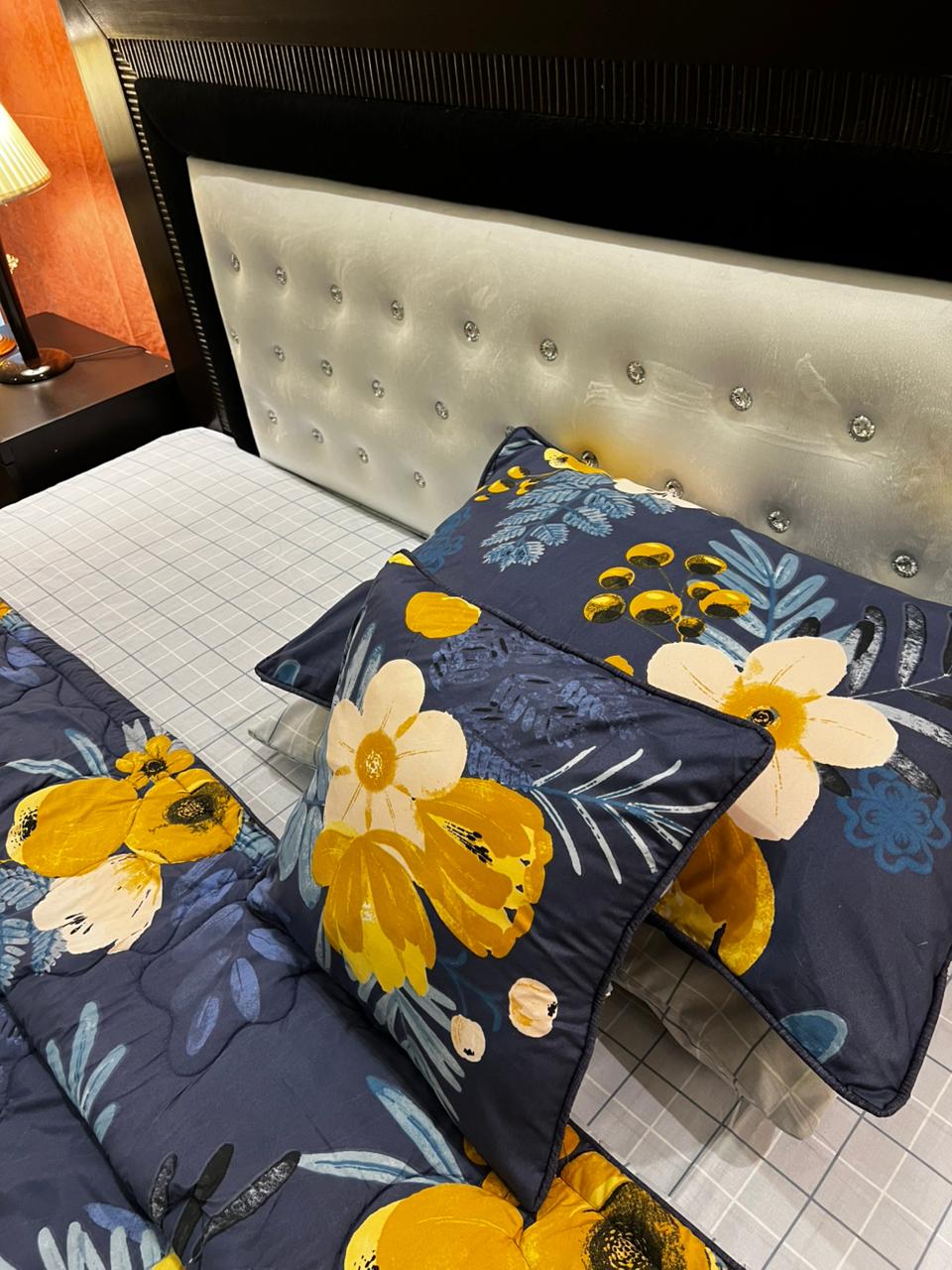 IV674 Cotton Comforter Set - Light Filling
