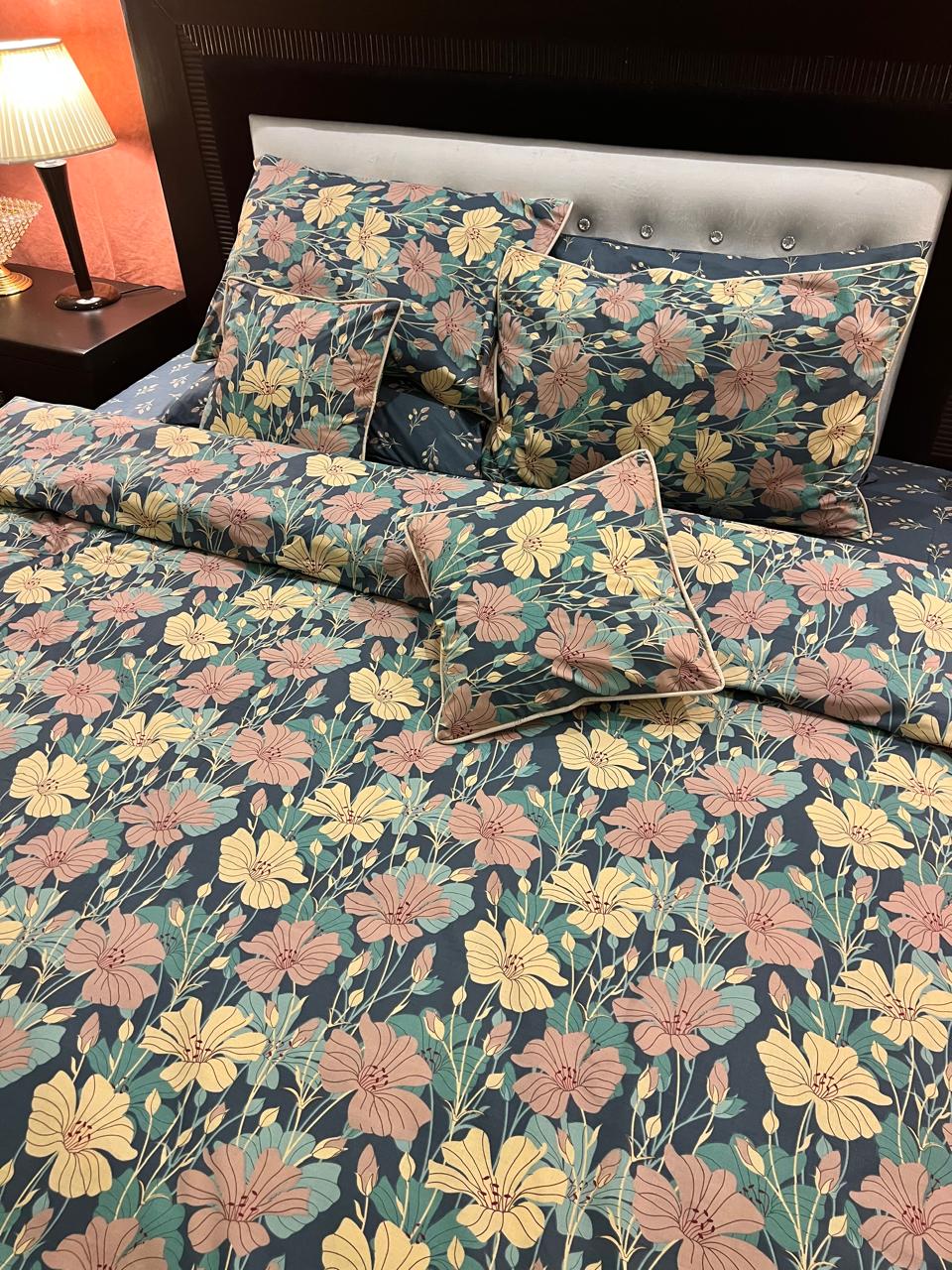 IV708 Cotton Duvet Cover Set - Without Filling