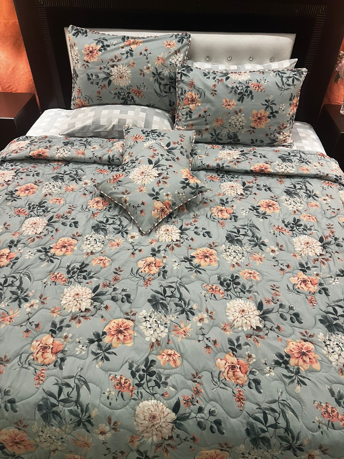 IV659 Cotton Comforter Set - Light Filling