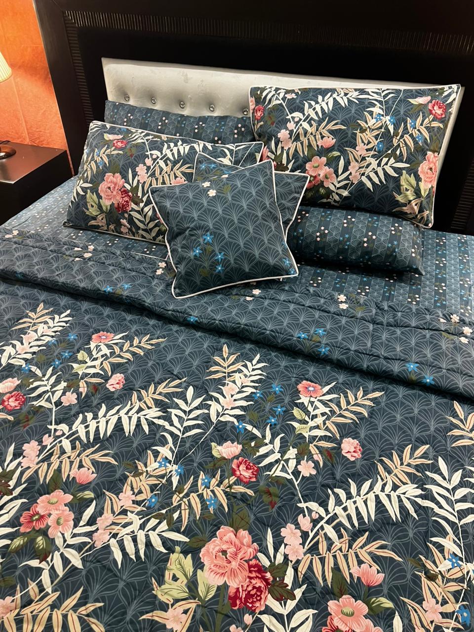IV649 Cotton Comforter Set - Light Filling