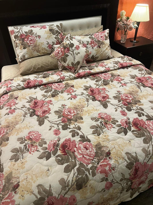 IV658 Cotton Comforter Set - Light Filling