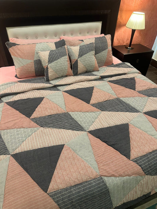 IV585 Cotton Comforter Set - Light Filling