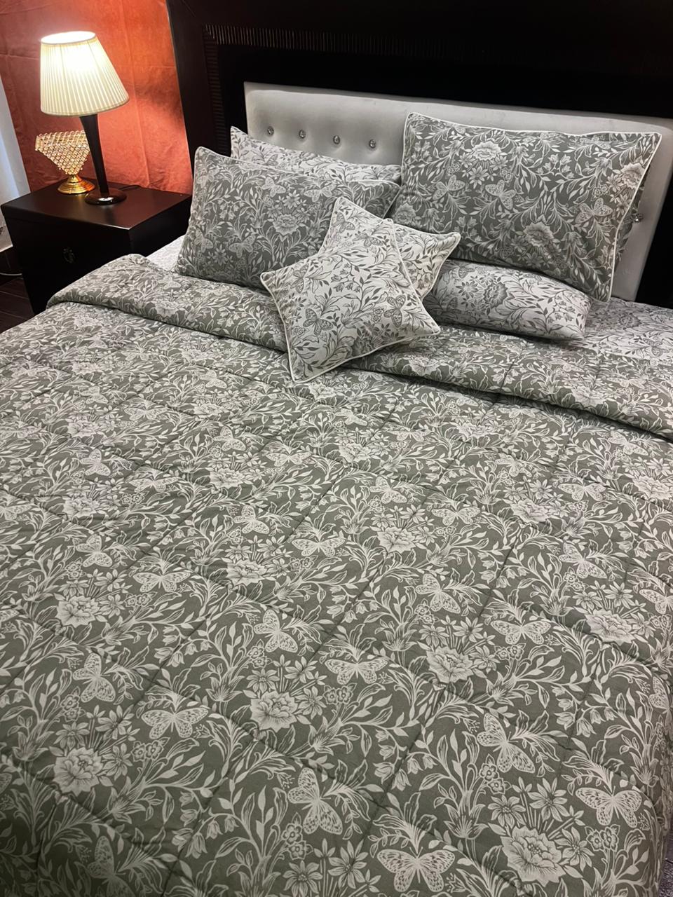 IV654 Cotton Comforter Set - Light Filling