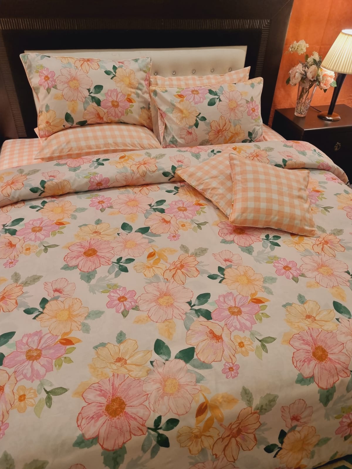 IV692 Percale Cotton Duvet Cover Set - Without Filling