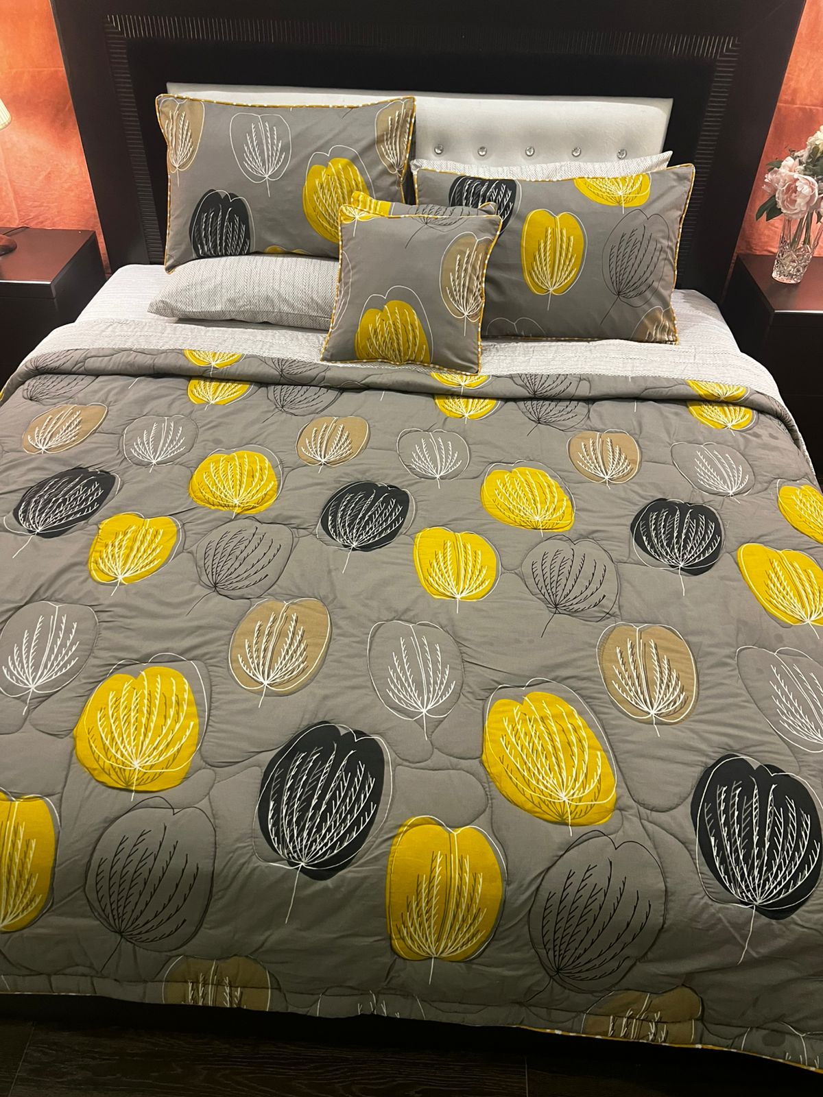 IV651 Cotton Comforter Set - Light Filling