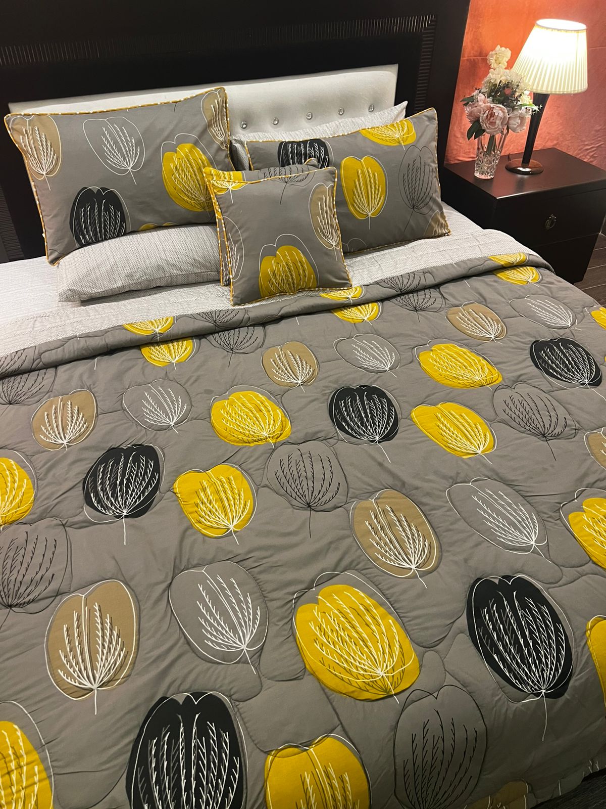 IV651 Cotton Comforter Set - Light Filling