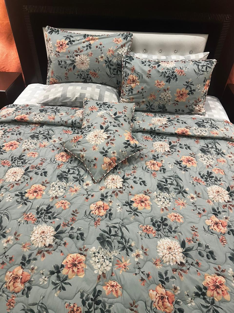 IV659 Cotton Comforter Set - Light Filling