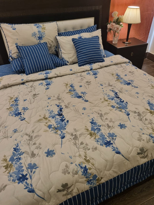 IV684 Cotton Comforter Set - Light Filling