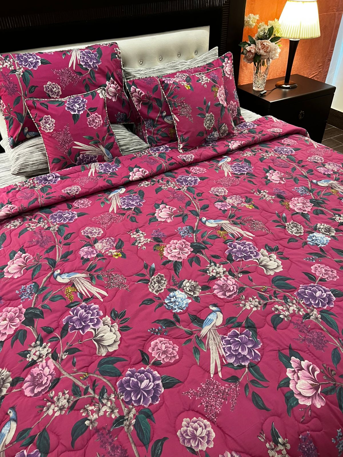 IV682 Cotton Comforter Set - Light Filling