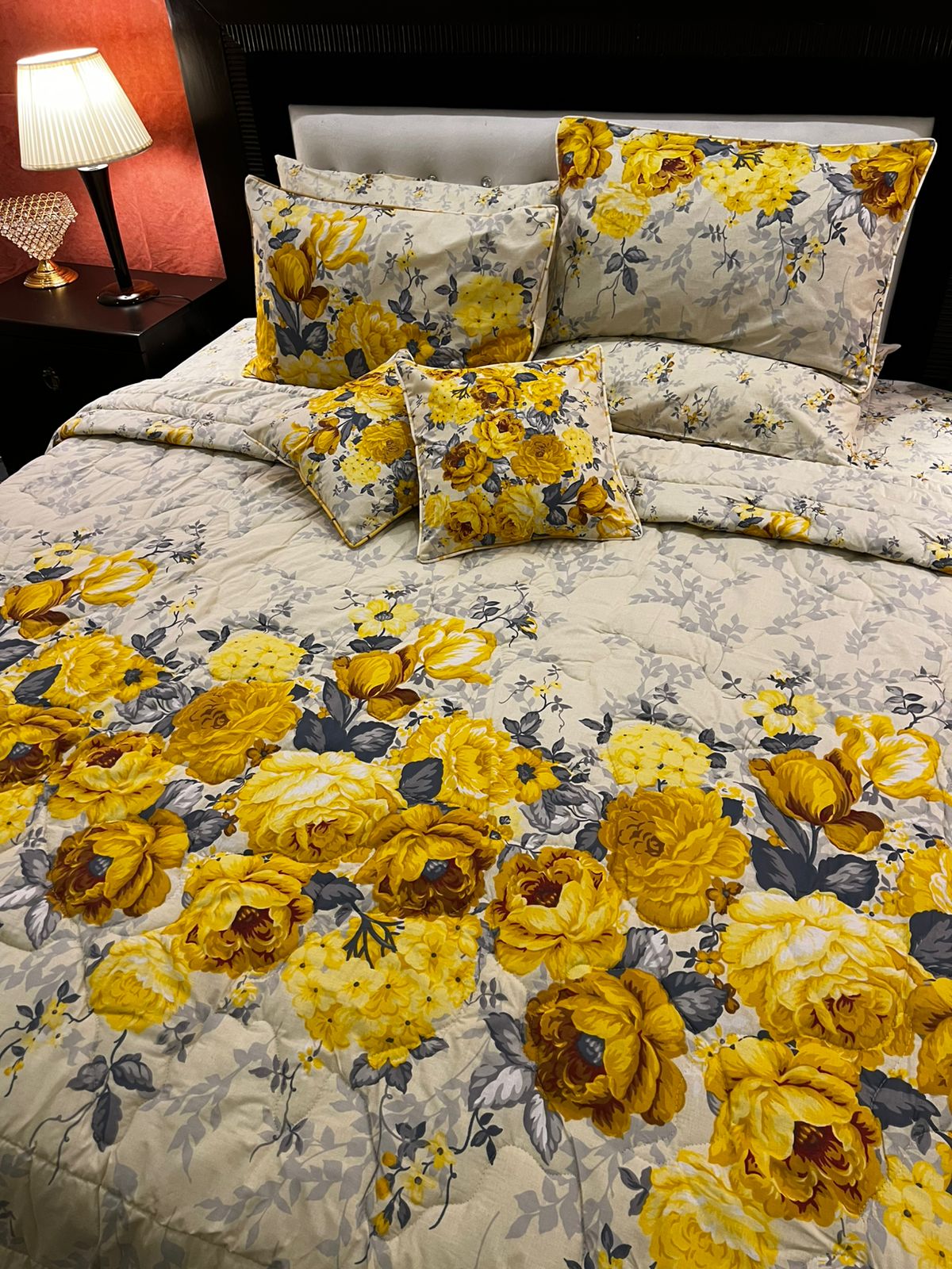 IV679 Cotton Comforter Set - Light Filling